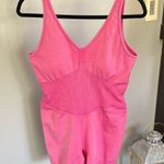 JoyLab Washed Pink Athletic Romper Photo 0