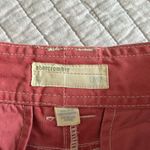 Abercrombie & Fitch Abercrombie VTG Y2K rare rose mauve 100% cotton micro mini ruffle hem shirt 6 Photo 4