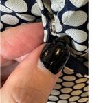 Diane Von Furstenberg  Dress 4 Black And Ivory Silk Polka Dot Flare Side Tie Wrap Photo 9