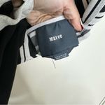 Anthropologie Maeve Black and White Skater Mini Dress Photo 6