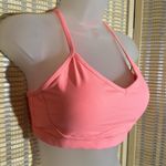 Lorna Jane Active Sammy Racerback Sports Bra Apricot Peach Pink Medium? Photo 3
