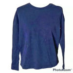 Madewell  Navy Blue Pullover Long Sleeve Sweatshirt Photo 0