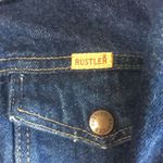 Rustler  Denim Trucker Jacket Size Large Photo 2