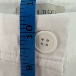 Talbots New  Simply Flattering Solid White Bermuda Shorts Size 8 Photo 3