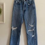 AGOLDE 90's Mid Rise Loose Straight Jeans in Streamline Size 24 Photo 3