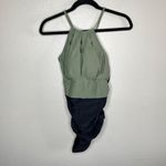 Cupshe  Keyhole Tunnelled One Piece Swimsuit Green Black Large Photo 1