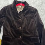 J.Crew Womens Blazer Jacket Size 6 Velvet Black Equestrian Riding Leather Button Photo 5
