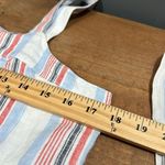 Crown & Ivy  PM sleeveless tiered midi dress square neck lined striped patriotic Photo 3