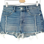 Lucky Brand  Womens Summer‎ Raw Hem High Rise Denim Cut Off Jean Shorts Size 4 Photo 0