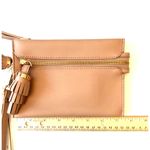 Shiraleah  Chicago Vegan Leather tate wristlet Purse Clutch Bag Blush Zip‎ Photo 3