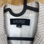 Kasper Pinstripe Suit Seersucker Fabric full lined classic workwear staple Sz 10 Photo 12