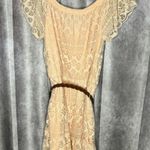 Juniors Mini Lace Flowy Dress Country w/Belt Photo 2