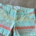 CP Jeans Womens/Juniors Aztec Print Shorts - 1 Photo 1