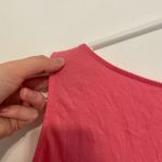 Loft ANN TAYLOR Bright Pink 3D Flower Applique Floral Trim Sleeveless Blouse Top Photo 10