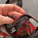 Angie  Abstract Tank Bohemian Boho Maxi Sun Dress Black‎ Red Medium Southwestern Photo 3