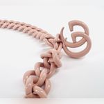 Gucci  GG Marmont Calfskin Chevron Matelasse Double G Shoulder Bag Chain Belt Bag Photo 5