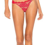 PilyQ  red rouge lace bikini bottoms. New Photo 0