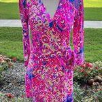 Lilly Pulitzer  Karlie Hot pink Long Sleeve  Romper Photo 0