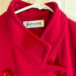 Pendleton  OF Boston women 82%  VTG Red peacoat U S A. Photo 8