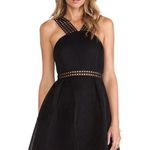 Self Portrait Self-Portrait Tiered Asymmetrical Lace Mini Dress Hem Dress Black Revolve Mesh 4 Photo 0