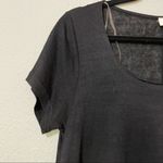 Umgee  Black Short Sleeve Lace Trim Tunic Dress Womens S Boho Casual Mini Photo 4