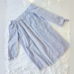Love Note Women Stripes Dress Cold Shoulder Size Photo 0