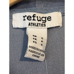 Refuge Hoodie Jacket Womens S Blue Velour Velvet Full Zip Rinestone QUEEN NEW Photo 5