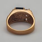 Park Lane Gold Tone Onyx & CZ Ring (11) Photo 5