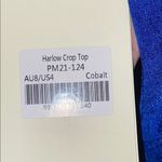 Peppermayo  Blue Halter Crop Top Photo 2