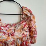 Abercrombie & Fitch  Small Floral Emerson Poplin Puff Sleeve Mini Dress Cotton Photo 2