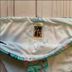 Aerin Rose Cut Out Floral Luxe Bikini Bottom Green Size XS Photo 3