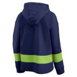 NFL Team Apparel NFL Seattle Seahawks Women's Halftime Adjustment Fleece Hooded Sweatshirt, M Photo 2