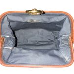 Salvatore Ferragamo  Tan Leather Wristlet with Gold Accent Photo 3