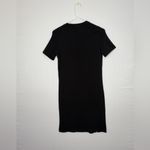 Puma  Black Logo T-Shirt Dress Women’s Medium Cotton Stretch Casual(E18) Photo 2