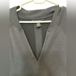 Athleta  Balance Romper Shorts Black One Piece Short Sleeve Photo 6