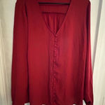 Torrid Christmas red top with button detailing size 2. Fast shipping. Wear this! Photo 0