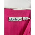 DENIM 24/7 | 26W Tiered Maxi Dress Ruffle Pink Red Tank Sleeveless Long Flowey Photo 6