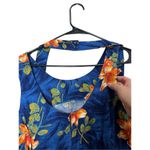 Vintage Jamie Brooke 90s Blue Flower Print Maxi Dress Size 13 Photo 9