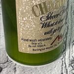 Burlington Champagne Bottle Novelty Sheer Pantyhose Black Medium 115lbs Photo 4