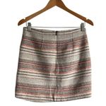 Atmosphere Textured Mini Skirt Striped Pattern Size 10 Photo 1
