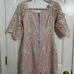 ASTR Madeline Ivory Lace Off-Shoulder Dress Photo 3