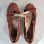 Taos Womens Scamp Mary Janes 7 Red Leather Arch Support Comfort Shoes Photo 4