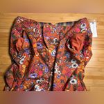 Anthropologie Maeve Floral Flower Power Wide Leg High Waist Crop Pants|Size:14 Photo 12
