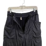 Free People  Black Utility Cargo Jogger Pants Sz S Photo 4