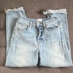 Pistola  high rise button fly ankle  jeans raw hem size 27 Photo 0