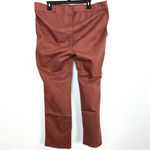 Denim & Co . Adaptive Comfy Knit Slim Ankle Wheelchair Pant Size XL NWT Rich Rust Photo 3