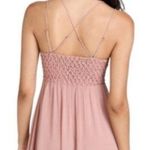 Free People NEW!  Adella Slip Dress ROSE Pink Lace Spaghetti Strap Ruffle SMALL Photo 1