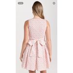 Endless Rose NWT Pink Floral Textured Bow Tie Mini Dress Square Neck Size Medium Photo 1
