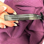 Anthropologie Maxi Dress Deep-V Ruffled Sleeveless Viscose Purple Size Medium Photo 10