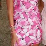 Elodie Pink Butterfly Mini Dress  Photo 0